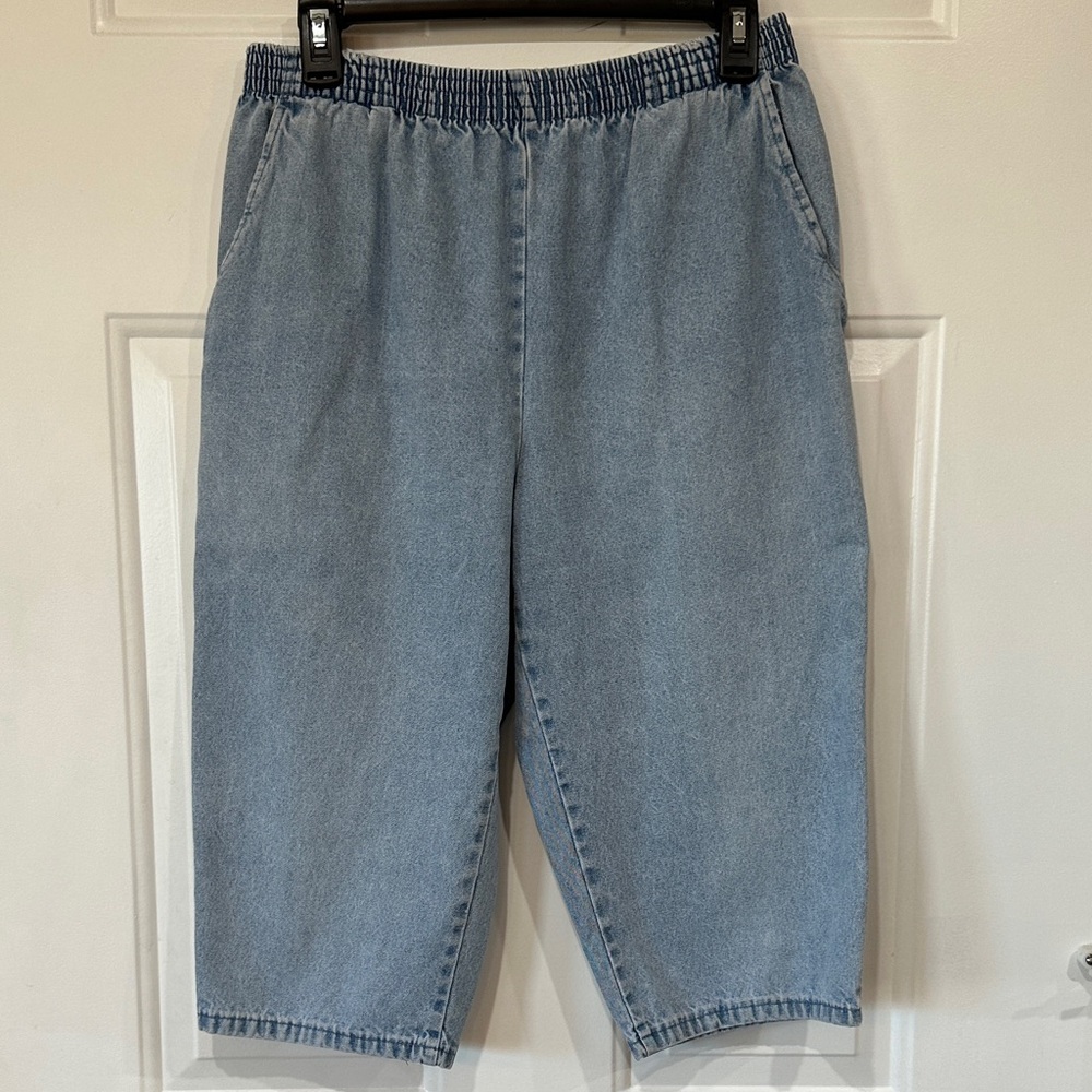 Briggs New York Light Blue Denim Bermuda Shorts Vintage